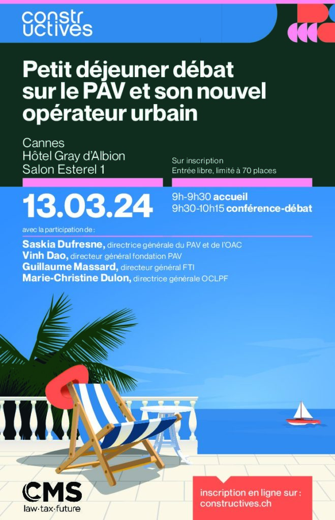 Constructives Petit déjeuner débat mercredi 13 mars 2024